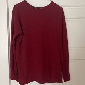 Burgundy Forever 21 Sweater